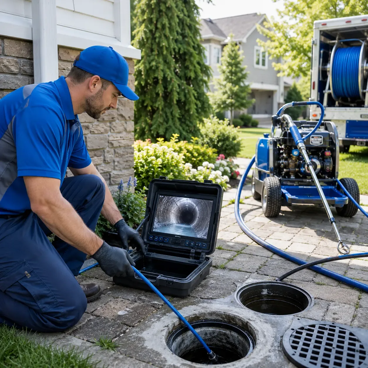 Outdoor drain cleaning professionals serving Friesland, WI