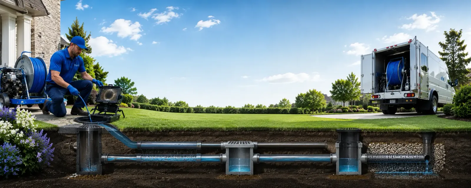 Outdoor drain cleaning information for Friesland, WI